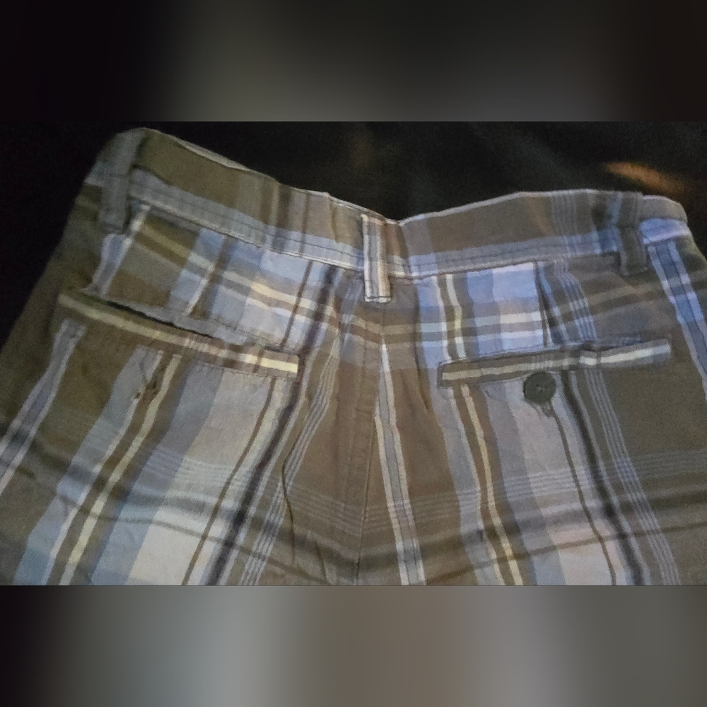 FUBU boys Plaid Long Streetwear Shorts Sz12 - Picture 7 of 9